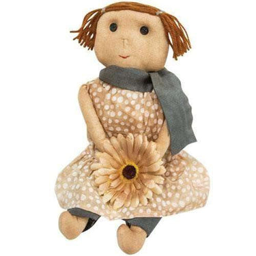 Mini Brynlee Doll Stuffed primitive doll with weighted base - The Fox Decor